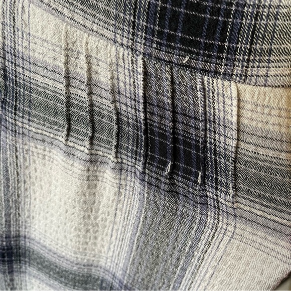 URBAN OUTFITTERS UO Lachlan Flannel Smocked Mini Dress - Picture 13 of 13